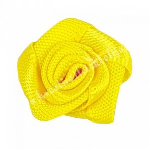 Mini szaténrózsa, napsárga, 1,7 cm
