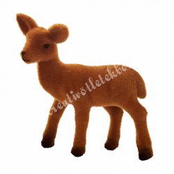 Flokkolt rozsdabarna őz, álló, 7x9 cm
