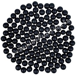 Hungarocell csillámos golyók, fekete, 2 cm, 30 gr/csomag