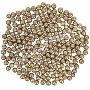 Hungarocell csillámos golyók, antikarany, 1,5 cm, 30 gr/csomag