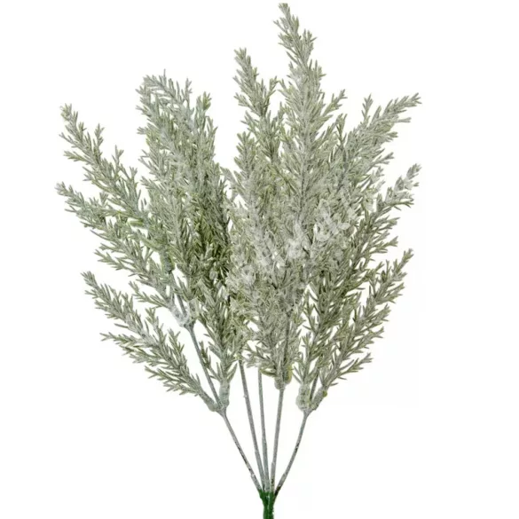 Tuja csokor, flokkolt, zöld, 38 cm