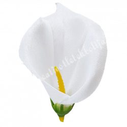 Kála virágfej, fehér, 8 cm