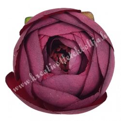Boglárka virágfej, burgundi, 5 cm