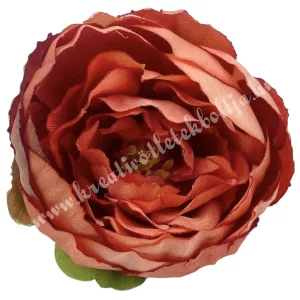 Boglárka virágfej, narancssárga, 5 cm
