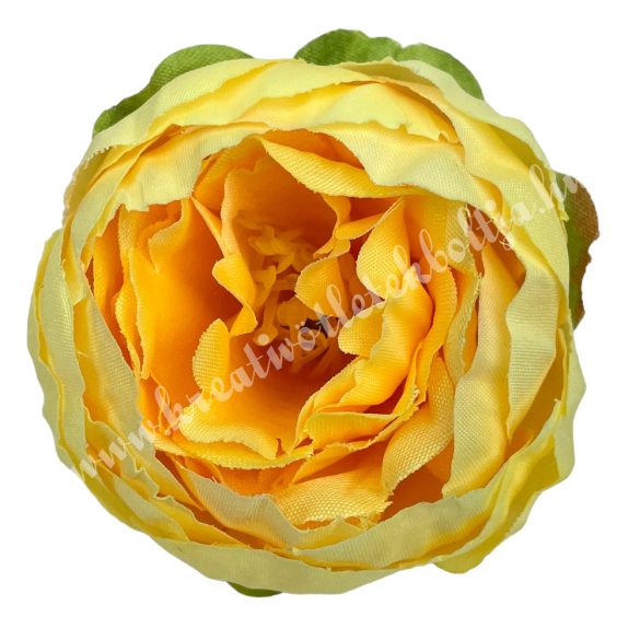 Boglárka virágfej, sárga, 5 cm