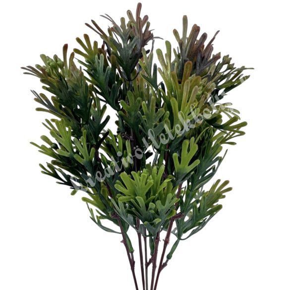 Tuja csokor, zöld-barna, 33 cm