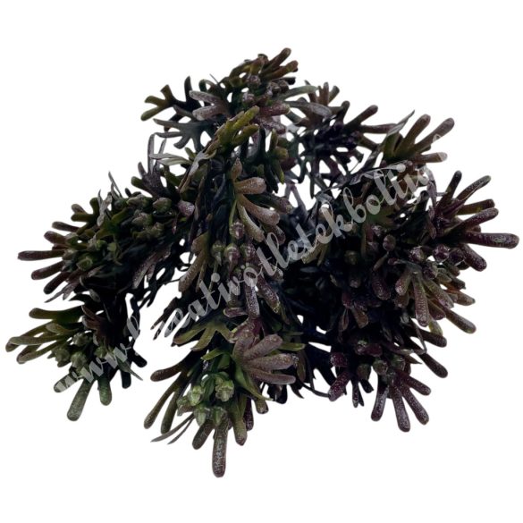 Tuja csokor, zöld-bordó, 33 cm