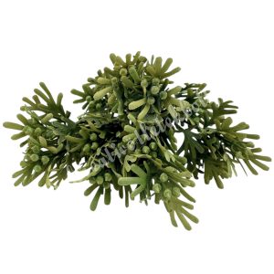 Tuja csokor, zöld-okker, 33 cm