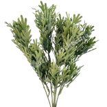 Tuja csokor, zöld-okker, 33 cm