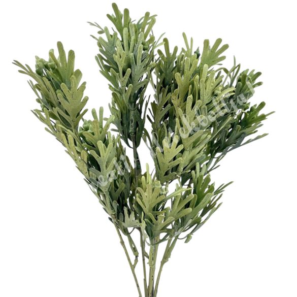 Tuja csokor, zöld-okker, 33 cm