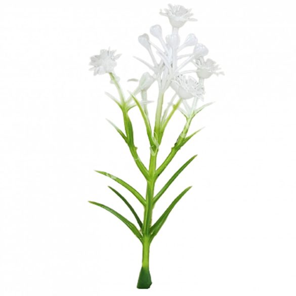 Mini rezgő 5 virággal, fehér, 4x9 cm