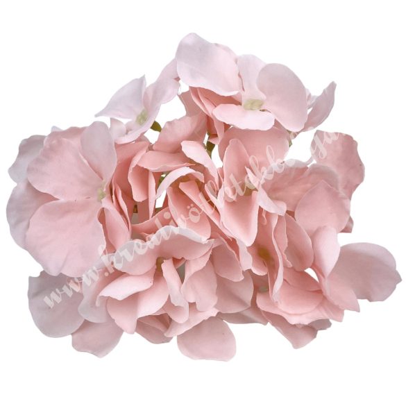 Hortenzia fej, rózsaszín, kb. 12 cm