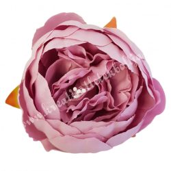 Peonia fej, vintage lila, 8 cm