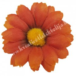 Margaréta virágfej, élénk narancs, 6 cm