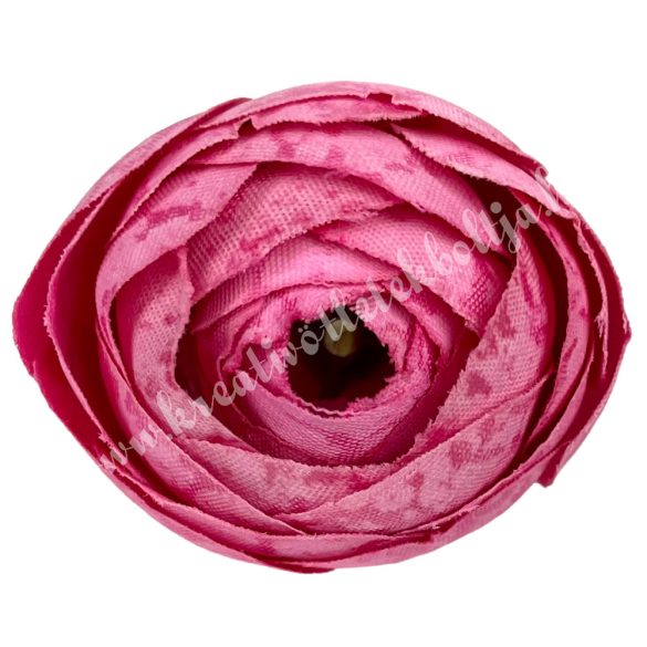 Boglárka virágfej, sötét rózsaszín, 3 cm