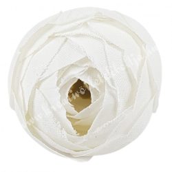 Boglárka virágfej, fehér, 3 cm