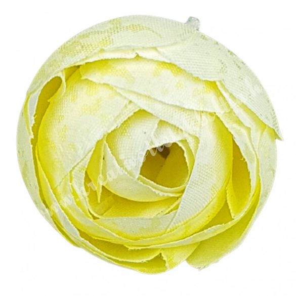 Boglárka virágfej, vanília, 3 cm