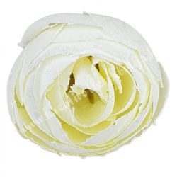 Boglárka virágfej, törtfehér, 3 cm