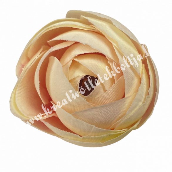 Boglárka virágfej, krém-rózsaszín, 3 cm