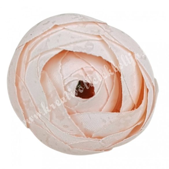 Boglárka virágfej, púder rózsaszín, 3 cm