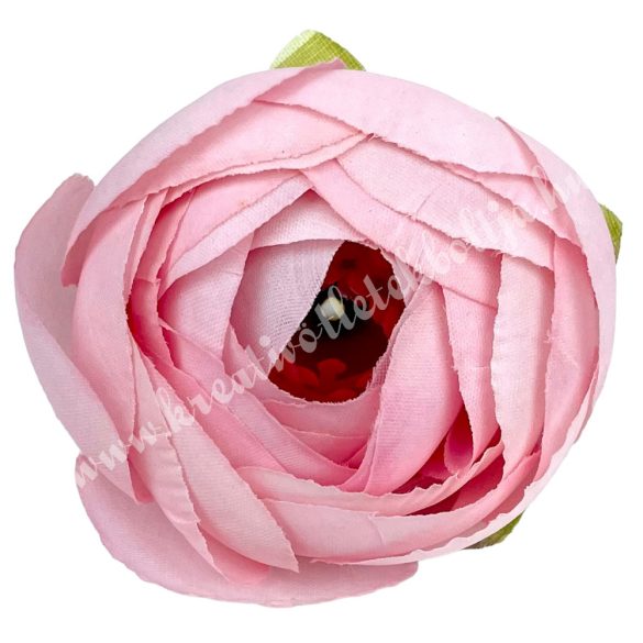 Boglárka virágfej, világos rózsaszín, 5 cm