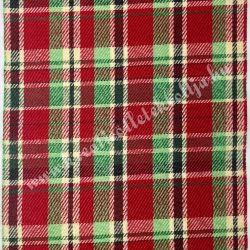 Asztali futó, kockás, piros-zöld, 14,5 cm, 2 m/tekercs