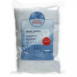 Műhó szőnyeg, csillámos, 80x120 cm