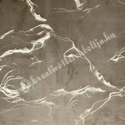   Asztali futó, bársony, márványmintás, sötétbarna, 28 cm, 1,5 m/tekercs