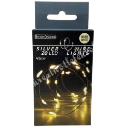 LED-es égősor, 20 izzós, meleg fényű