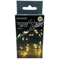 LED-es égősor, 40 izzós, meleg fényű