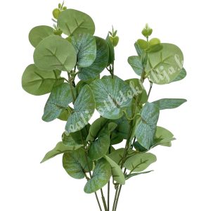 Eukaliptusz csokor, világoszöld, 36 cm