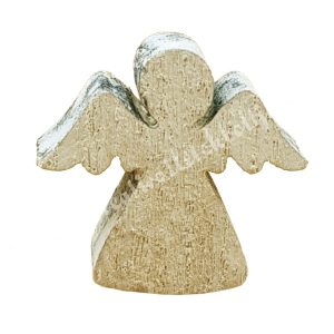 Fa angyal, fehér, 48 db/csomag, 2,5x1x2,5 cm