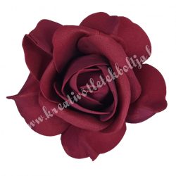 Polifoam rózsa, 9x6 cm, 4. Burgundi