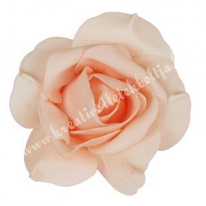 Polifoam rózsa, 9x6 cm, 11., Világos rózsaszín