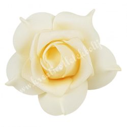 Polifoam rózsa, 6x5 cm, 1., Világos barack