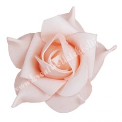 Polifoam rózsa, 6x5 cm, 33., Világos rózsaszín