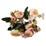 Hamvas ranunculus csokor, cirmos rózsaszín, kb. 28 cm