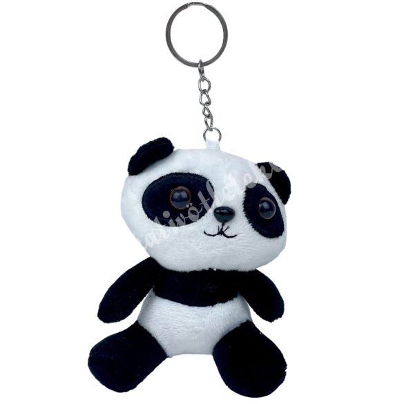 Plüss panda, 8,5x10 cm