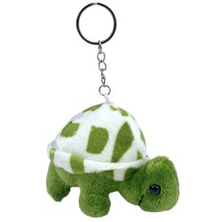 Kulcstartó plüss teknős, 9x7 cm