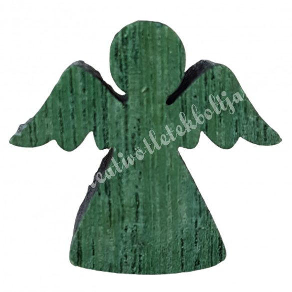 Fa angyal, zöld, 48 db/csomag, 2,5x1x2,5 cm