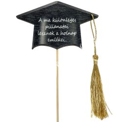   Betűzős diplomasapka, "A ma különleges", 11x7 cm