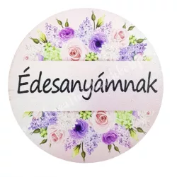 Fa tábla, "Édesanyámnak", 5 cm