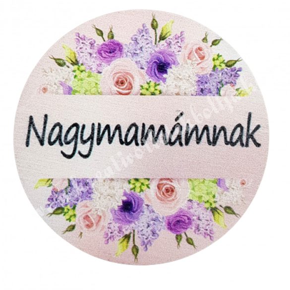 Fa tábla, "Nagymamámnak", 5 cm