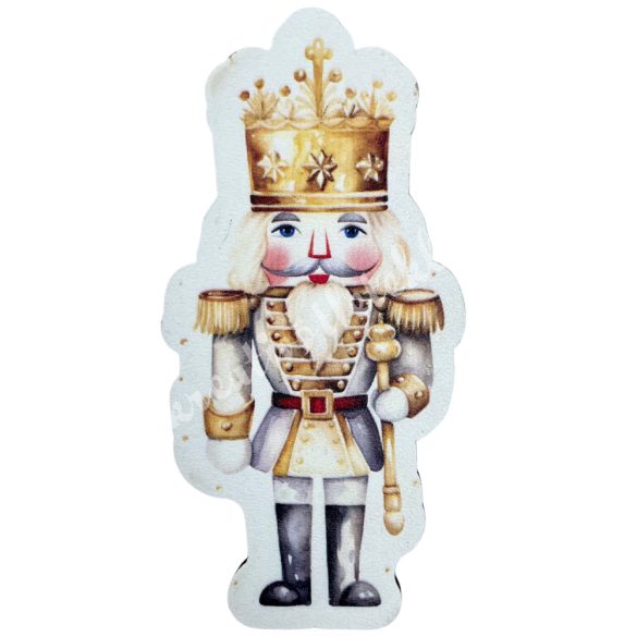 MDF tábla, diótörő, arany, 4,7x9,4 cm