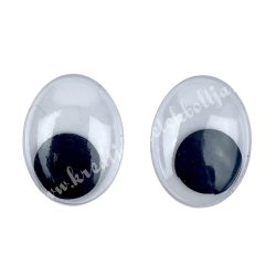 Ovális ragasztható mozgó szem több méretben
