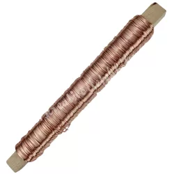 Virágkötöző drót, vörösréz, 0,5 mm