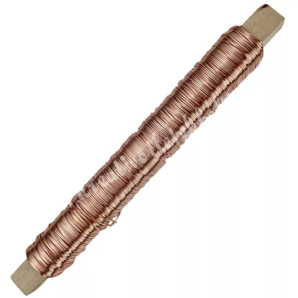 Virágkötöző drót, vörösréz, 0,5 mm