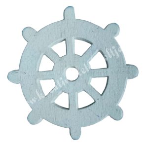 Fadekor, hajókormány, fehér, 3,5 cm