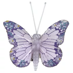 Csipeszes pillangó, lila, 4,5x5 cm