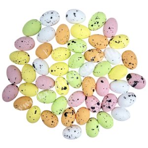 Festett hungarocell tojás, pasztell, 2x2,5 cm, 50 db/csomag